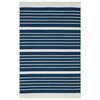 vidaXL Teppich Marineblau 160x230 cm Baumwolle