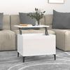 vidaXL Couchtisch Hochglanz-Wei&szlig; 60x44,5x45 cm Holzwerkstoff