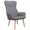 vidaXL Relaxsessel Hellgrau Stoff