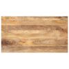 vidaXL Tischplatte 100x70x2,5 cm Rechteckig Massivholz Mango