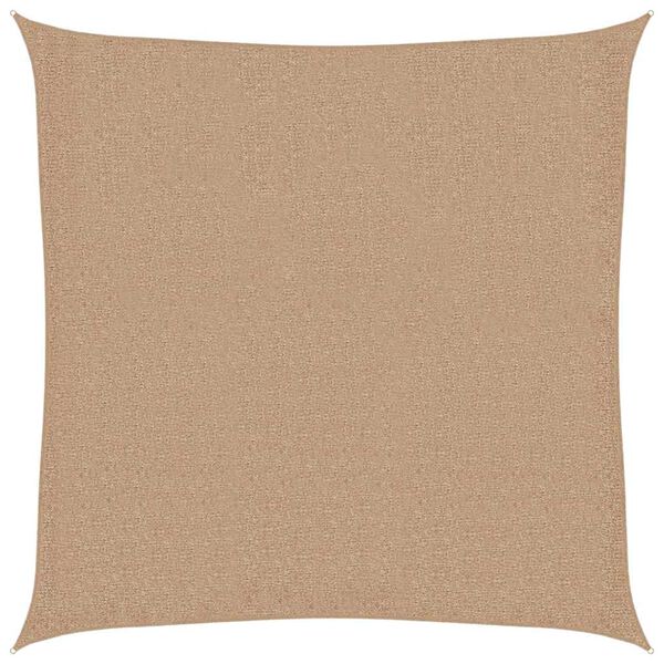 vidaXL Sonnensegel 160 g/m&sup2; Taupe 3x3 m HDPE