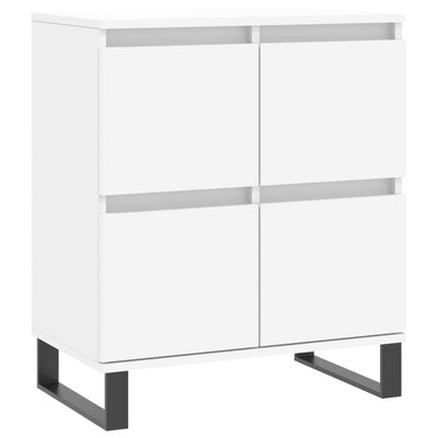 vidaXL Sideboards 2 Stk. Weiß Holzwerkstoff