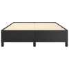 vidaXL Bettgestell Schwarz 140x190 cm Kunstleder