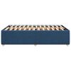 vidaXL Bettgestell ohne Matratze Blau 120x190 cm Stoff