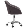 vidaXL Esszimmerst&uuml;hle 4 Stk. Drehbar Taupe Stoff