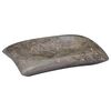 vidaXL Waschbecken Grau 50x35x10 cm Marmor