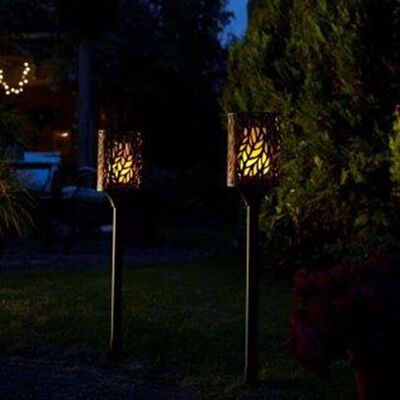 Luxform LED Gartenleuchte Cylinder