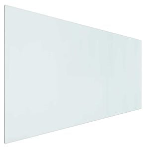 vidaXL Feuerstelle Glasplatte Transparent 120 x 60 cm Glas