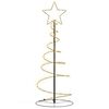 vidaXL LED Weihnachtsbaum 80 LEDs Warmwei&szlig; 120 cm