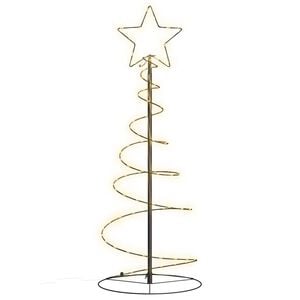 vidaXL LED Weihnachtsbaum 80 LEDs Warmwei&szlig; 120 cm