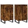vidaXL Sideboards 2 Stk. R&auml;uchereiche 40x35x70 cm Holzwerkstoff