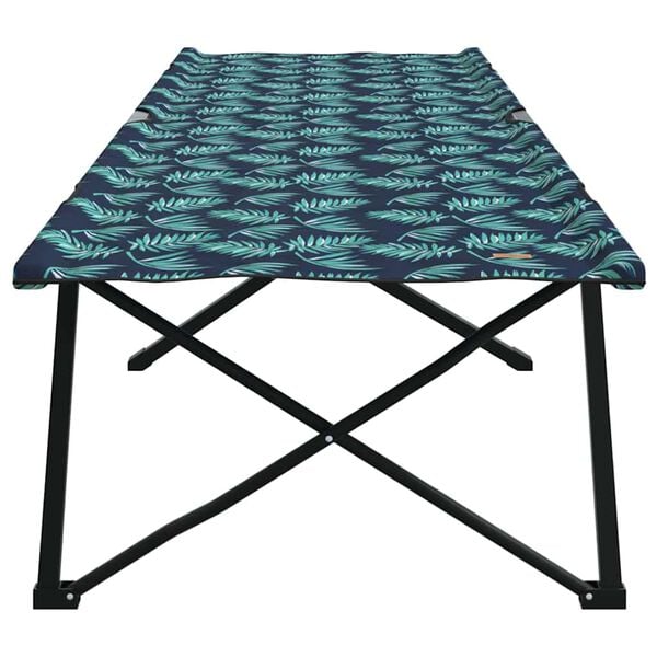 vidaXL Klapp Schlafbett fürs Camping Blattmuster 206 x 76 x 74 cm