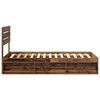 vidaXL Bettrahmen Altholz 100 x 200 cm Massives Kiefernholz