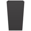 vidaXL Pflanzk&uuml;bel 2 Stk. Schwarz 45x45x75 cm Stahl