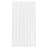 vidaXL Spitzenvorhang mit Vorh&auml;ngen Floral Wei&szlig; 240 x 200 cm Polyester