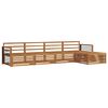 vidaXL Outdoor-Sofagarnitur 5 stk. Natur Massivholz Akazie