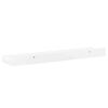 vidaXL Wandregale 4 Stk. Hochglanz-Wei&szlig; 40x9x3 cm