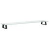 vidaXL Monitorst&auml;nder Schwarz 100x20x8 cm Hartglas und Metall