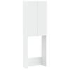 vidaXL Toilettenschrank ARNHEM Wei&szlig; 66 x 25,5 x 190 cm Holzwerkstoff