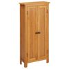 vidaXL Schrank 50x22x110 cm Massivholz Eiche