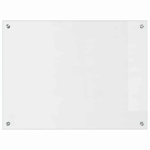 vidaXL K&uuml;chenr&uuml;ckwand 2 pcs Transparent 80 x 60 cm Geh&auml;rtetes Glas