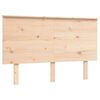 vidaXL Seniorenbett mit Kopfteil 140x190 cm Massivholz