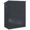 vidaXL Gartenh&uuml;tten Anthrazit 153,5 x 86 x 200 cm Metall