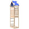 vidaXL Spielturm Braun 52,5 x 85 x 265 cm Massives Kiefernholz