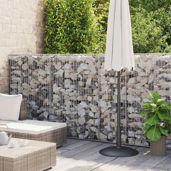 vidaXL Gabionenkorb Pflanzkasten Gem&uuml;se-Hochbeet Stahl 300&times;30&times;100 cm