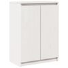 vidaXL Sideboard Wei&szlig; 60x36x84 cm Massivholz Kiefer