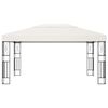 vidaXL Pavillon 3&times;4 m Creme Stoff