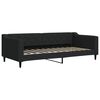 vidaXL Tagesbett Ausziehbar mit Schubladen Schwarz 90x200 cm Stoff