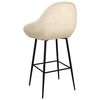 vidaXL Barhocker 2 Stk. Creme Samt