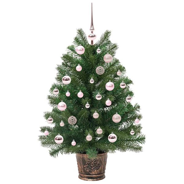 vidaXL Künstlicher Weihnachtsbaum mit 150 LEDs Grün 95 cm PE und PVC