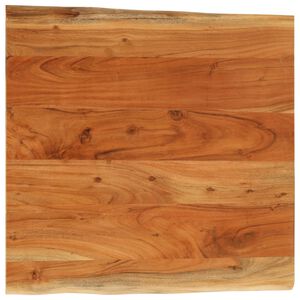 vidaXL Tischplatte 40x40x3,8cm Quadratisch Massivholz Akazie Baumkante