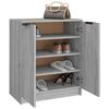 vidaXL Schuhschrank Grau Sonoma 59x35x70 cm Holzwerkstoff