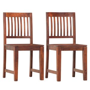 vidaXL Esszimmerst&uuml;hle 2 Stk. Massivholz Mango