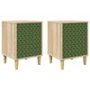 vidaXL Nachttisch GELEEN 2 stk. Sonoma-Eiche 36 x 33 x 50 cm