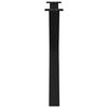 vidaXL Esstischbeine X-Form 3 Stk. Schwarz 90x(72-73) cm Stahl