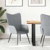 vidaXL Relaxsessel Hellgrau Stoff
