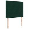 vidaXL Ottoman-Bett mit Matratzen Dunkelgr&uuml;n 120x190 cm Samt