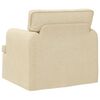 vidaXL Sofa 60cm Creme Metall