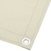 vidaXL Balkon-Sichtschutz Creme 90x700 cm 100 % Polyester-Oxford