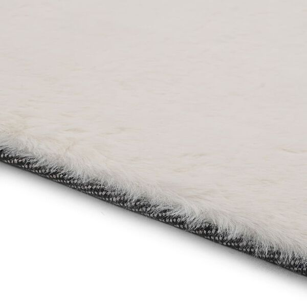 vidaXL Teppich 160&times;230 cm Kunstkaninchenfell Creme