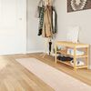 vidaXL Teppich Druck Creme 300 x 50 cm Polyester und PVC