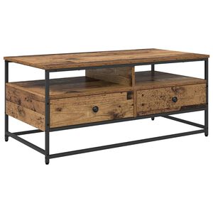 vidaXL Couchtisch Altholz 100 x 51 x 45 cm Holzwerkstoff