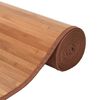 vidaXL Teppich Rechteckig Natur 80x1000 cm Bambus