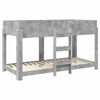 vidaXL Etagenbett f&uuml;r Kinder Beton Grau 90 x 200 cm Holzwerkstoff