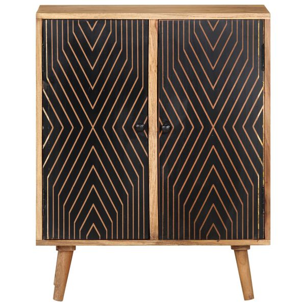 vidaXL Sideboard 60x35x75 cm Massivholz Akazie