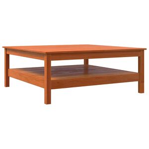 vidaXL Couchtisch Wachsbraun 100x100x40 cm Massivholz Kiefer